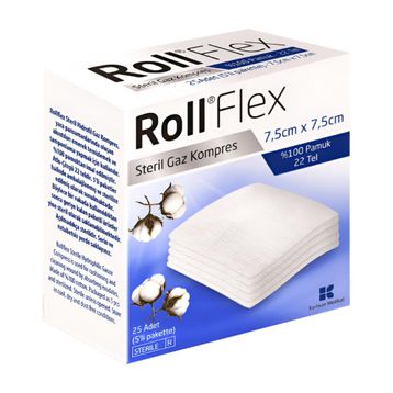 Roll Emici 7.5 cm x7.5 cm 25 Adet Gaz Kompres
