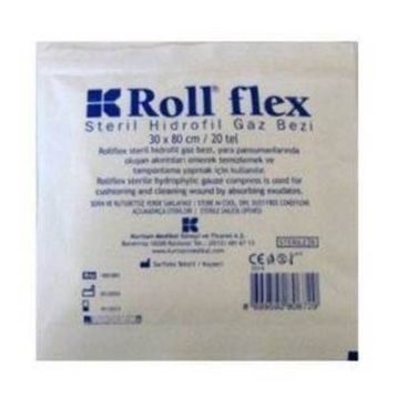 Roll Flex Steril Hidrofil 30x80 Gaz Bezi