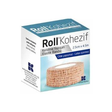 Roll Kohezif 2.5 cm 4.5 mt Bandaj