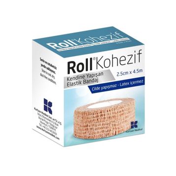 Roll Kohezif 2.5 cm 4.5 mt Bandaj