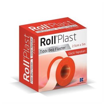 Roll Plast 2.5 cm 5 mt Tıbbi Bez Flaster