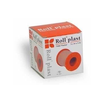 Roll Plast 5 cm x 5 m Çinko Oksitli Tıbbi Flaster
