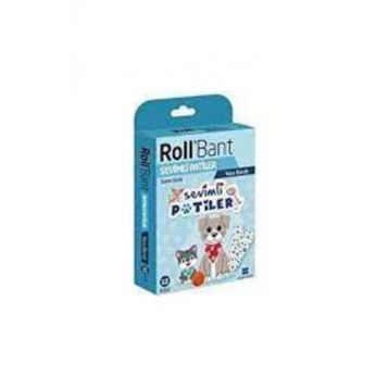 Roll Sevimli Patiler 12 Adet Yara Bandı