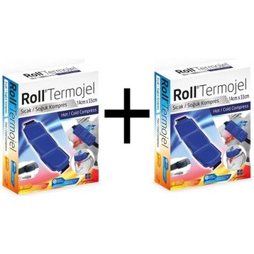 Roll Termojel Bel için 14x33 cm 2 Paket Sıcak Soğuk Kompres Jel