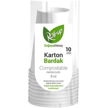 Roll Up 10'lu Karton Bardak