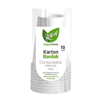 Roll Up 10'lu Karton Bardak