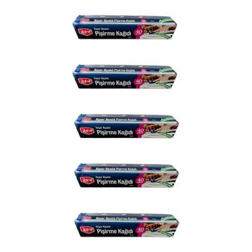 Roll-Up 37 cm 40 mt Kayar Bıçaklı Beyaz Yağlı Fırın Tepsi Pişirme Kızartma Kağıdı