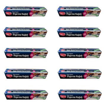 Roll-Up 37 cm 40 mt Kayar Bıçaklı Beyaz Yağlı Fırın Tepsi Pişirme Kızartma Kağıdı