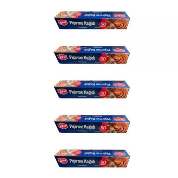 Roll Up 37 cm 50 mt Beyaz Yağlı Fırın Tepsi Pişirme Kızartma Kağıdı