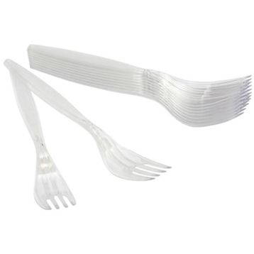 Roll Up Plastik 10'lu Lüks Çatal