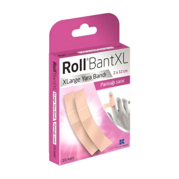 Roll XL 2x12 cm 10'lu Yara Bandı