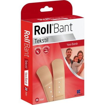 Rollbant 20 Adet Tekstil Yara Bandı