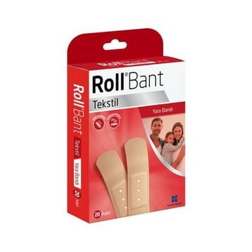 Rollbant 20 Adet Tekstil Yara Bandı
