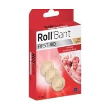 Rollbant Firstaid Yuvarlak Enjeksiyon 20 Adet Yara Bandı