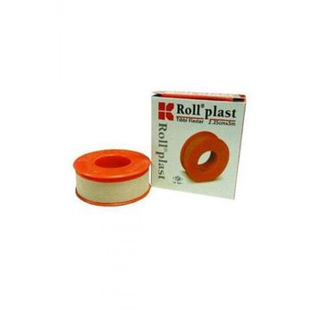 Rollplast 2,5 cm x 5 m Tıbbi Bez Flaster