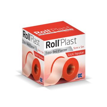 Rollplast 5 cm x 5 m Tıbbi Bez Flaster
