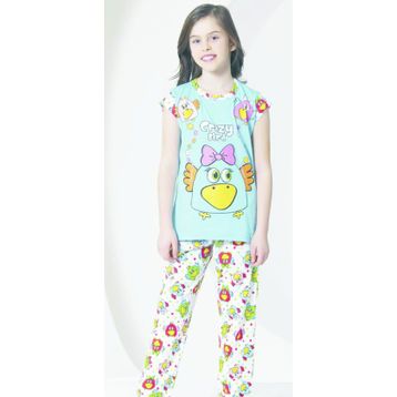 Roly Poly 1968 Pembe 3'lü Kız Çocuk Pijama Takımı