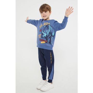 RolyPoly Big Bros Mavi Erkek Çocuk Eşofman Takım