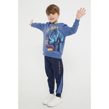 RolyPoly Big Bros Mavi Erkek Çocuk Eşofman Takım