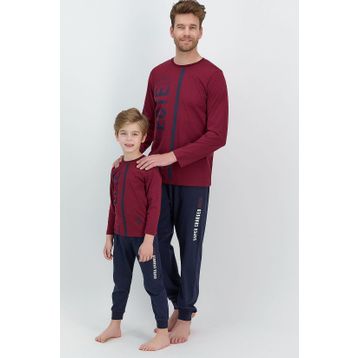 RolyPoly Connected Bordo Erkek Çocuk Pijama Takım