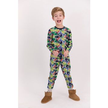 RolyPoly Dinosaurs Bejmelanj Erkek Çocuk Pijama Takımı