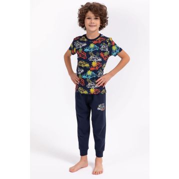 RolyPoly Enjoy Summer Lacivert Erkek Çocuk Pijama Takım