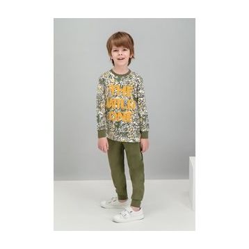 RolyPoly Haki Erkek Çocuk Pijama Takımı