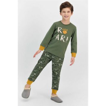 RolyPoly Haki Erkek Çocuk Pijama Takımı
