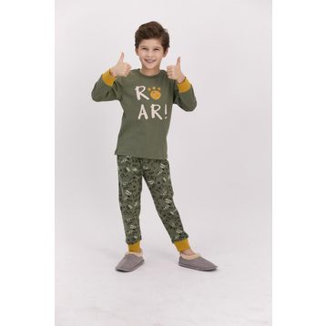 RolyPoly Haki Erkek Çocuk Pijama Takımı