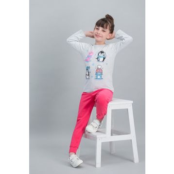 RolyPoly Karmelanj Kız Çocuk Pijama Takımı