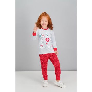 RolyPoly Karmelanj Kız Çocuk Pijama Takımı