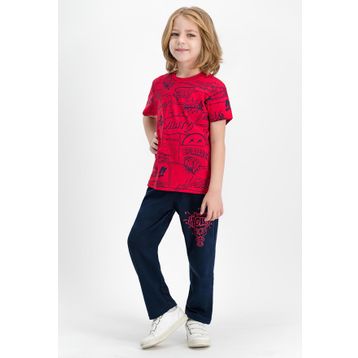 RolyPoly Kırmızı Erkek Çocuk Pijama Takımı