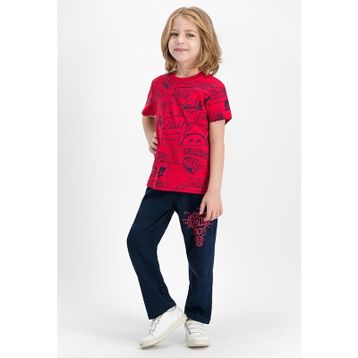 RolyPoly Kırmızı Erkek Çocuk Pijama Takımı