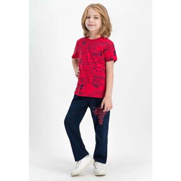 RolyPoly Kırmızı Erkek Çocuk Pijama Takımı