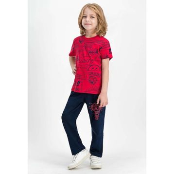 RolyPoly Kırmızı Erkek Çocuk Pijama Takımı
