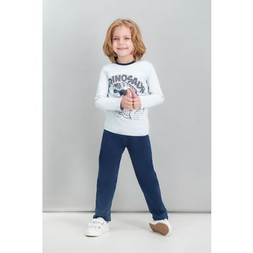 RolyPoly Krem Erkek Çocuk Pijama Takımı