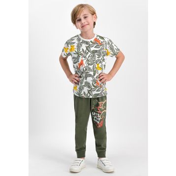 RolyPoly Krem Erkek Çocuk Pijama Takımı