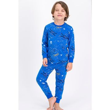 RolyPoly Mavi Erkek Çocuk Pijama Takımı