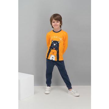 RolyPoly Sarı Erkek Çocuk Pijama Takımı