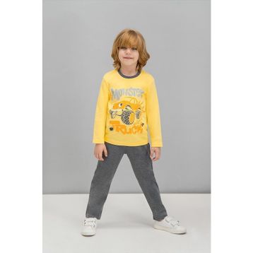 RolyPoly Sarı Erkek Çocuk Pijama Takımı