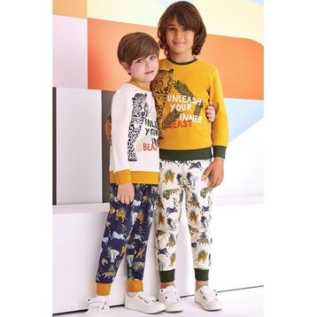 RolyPoly Sarı Erkek Çocuk Pijama Takımı