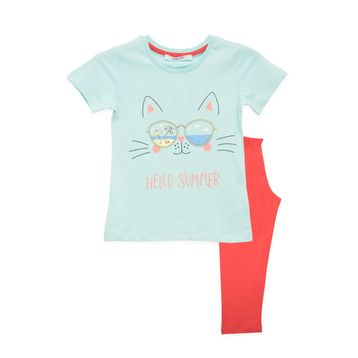 RolyPoly Yeşil Kız Çocuk Pijama Takımı