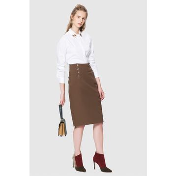 Roman K1815004 022 Taba Kadın Etek