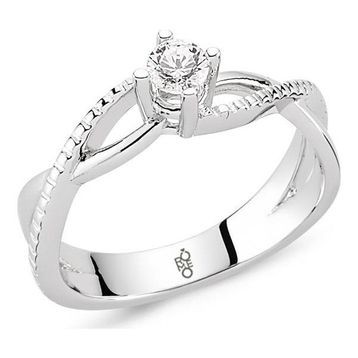Romeo Pırlanta RM20049 0.23 Ct Tektaş Yüzük