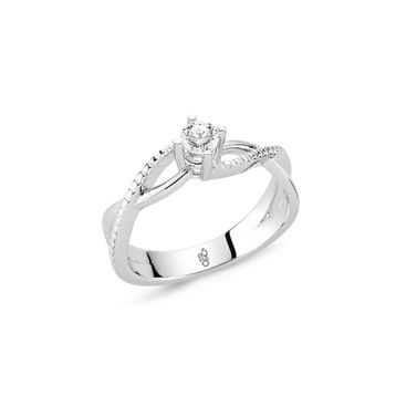 Romeo Pırlanta RM20049 0.23 Ct Tektaş Yüzük