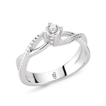 Romeo Pırlanta RM20049 0.23 Ct Tektaş Yüzük