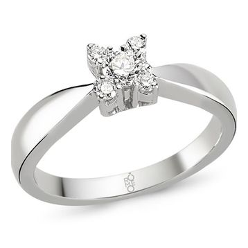 Romeo Pırlanta RM8004 0.20 Ct Tektaş Yüzük