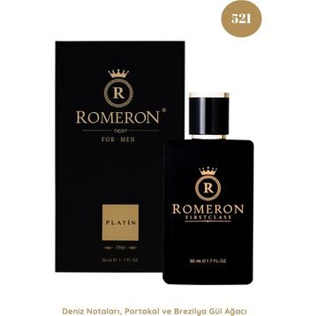 ROMERON 521 Platin Edp 50 ml Erkek Parfüm