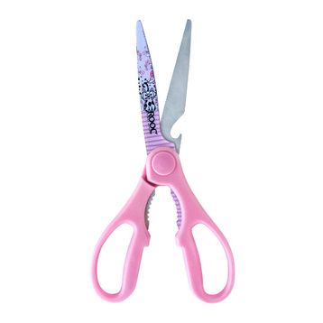 Rooc KS-012 Pembe Desenli Mutfak Makası