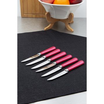 Rooc Vintage Pembe 6'lı Meyve Bıçağı